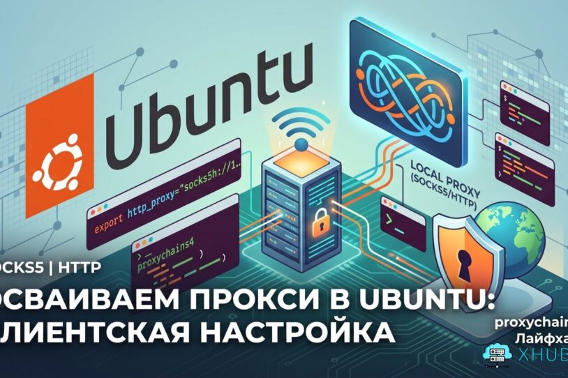 Настройка прокси в Ubuntu: SOCKS5, HTTP, proxychains4